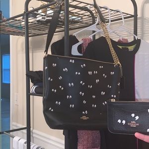 CoachxDisney purse + wallet!